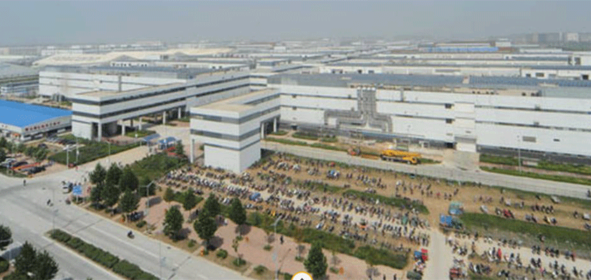 apple foxconn replaces workers