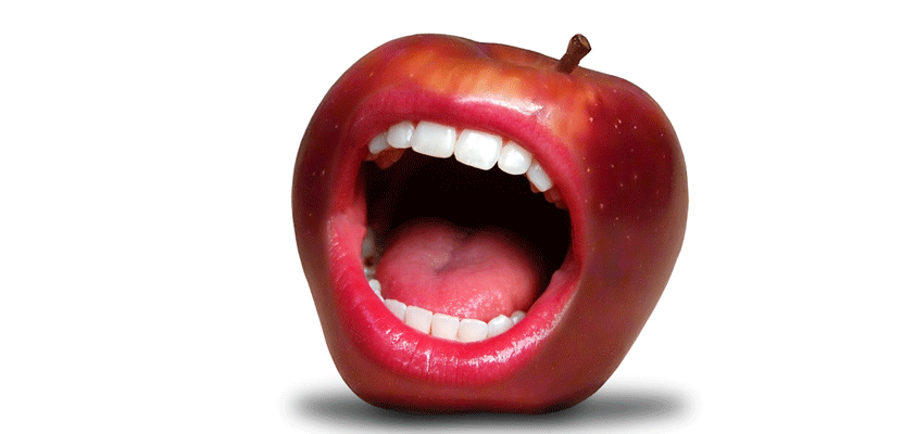 apple has teeth