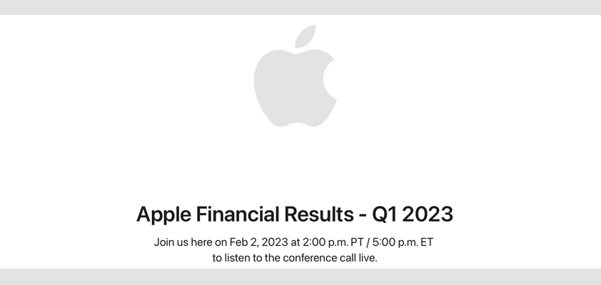 apple earnings q12023