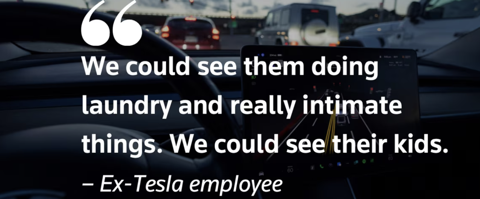 apple tesla privacy violated