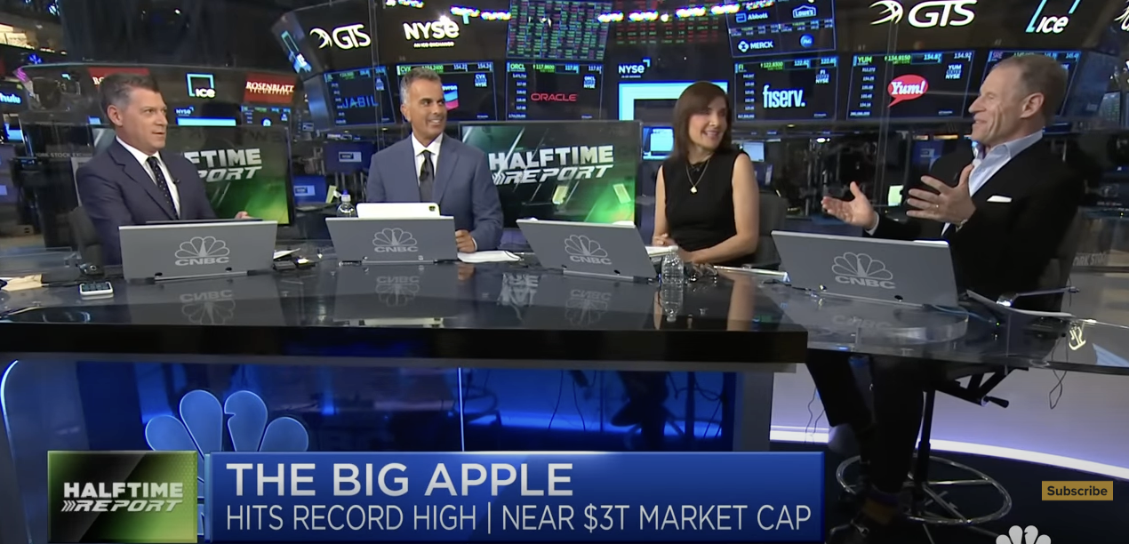 apple valuation cnbc video