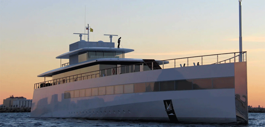 apple steve jobs yacht