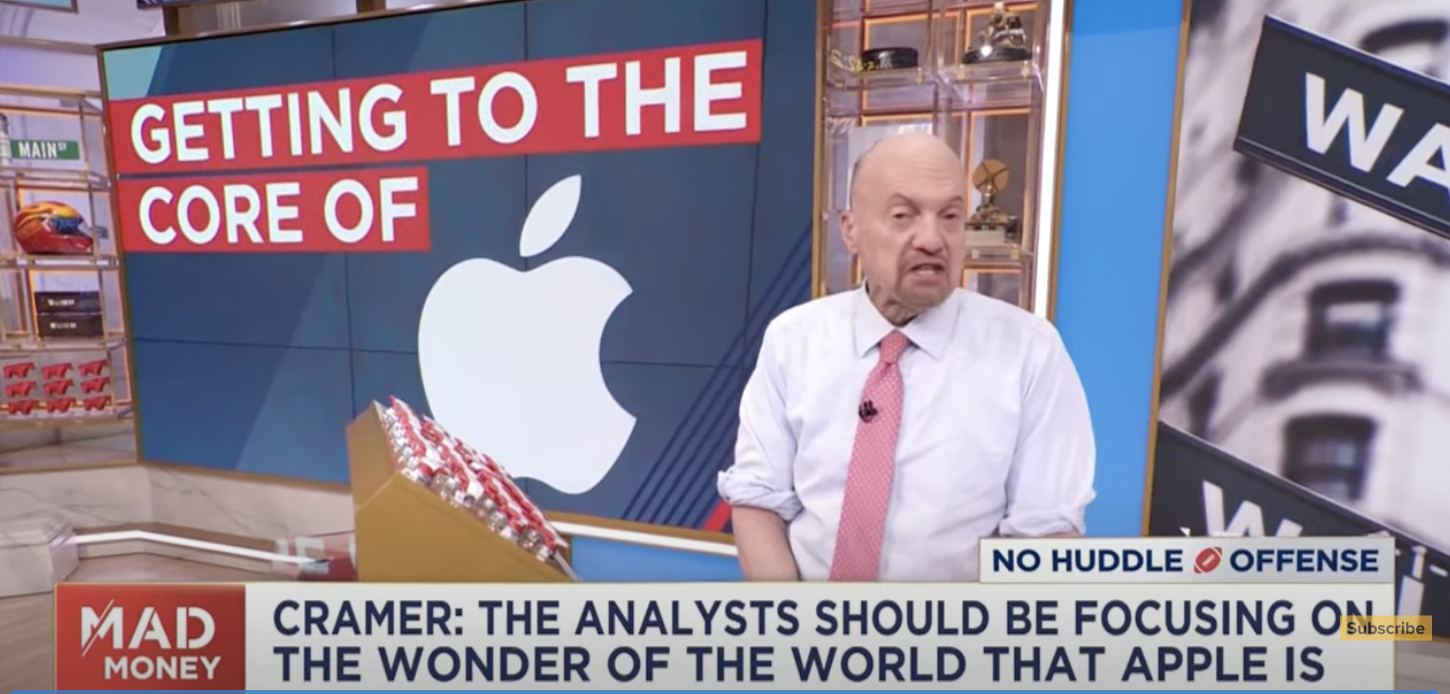 cramer rips apple analysts