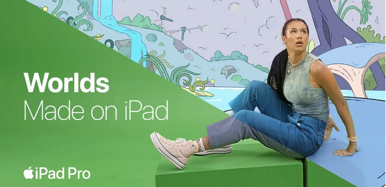 apple worlds ipad ad