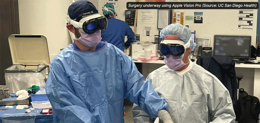 apple vision pro surgeons