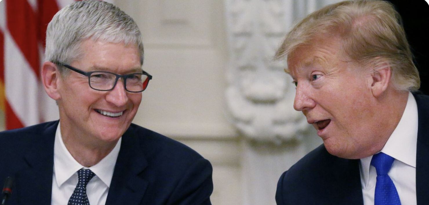 apple cook trump flatter