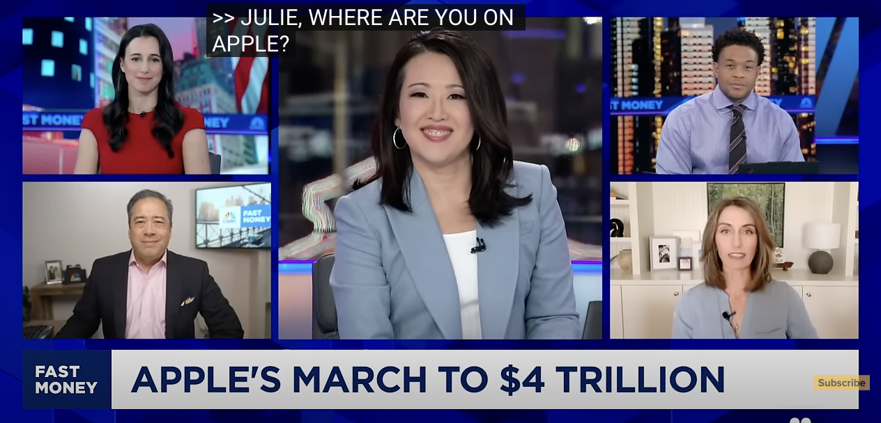 apple julie biel cnbc