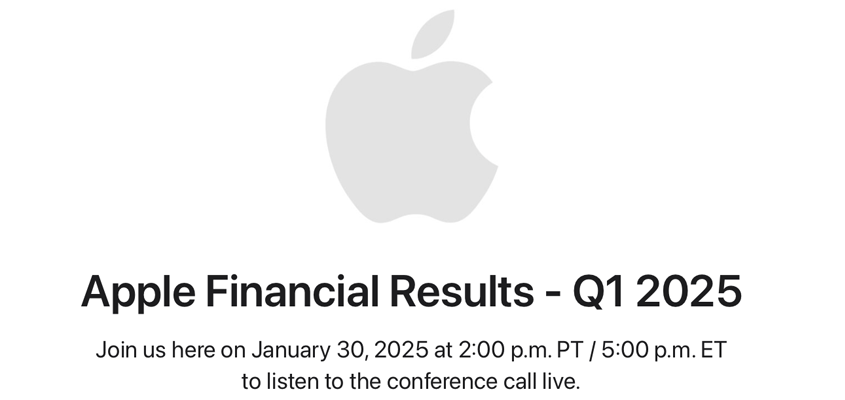 APPLE q12025 earnings call