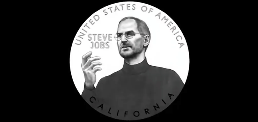 apple steve jobs coin